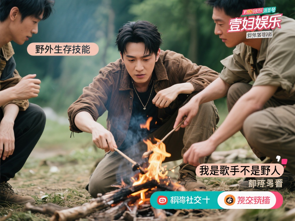 壹姐娱乐真人号与你分享明星搞笑瞬间 (壹姐娱乐真人号带你爆笑明星幕后趣事!) 另一个经典案例是某位男歌手在户外真人秀中的表现。他