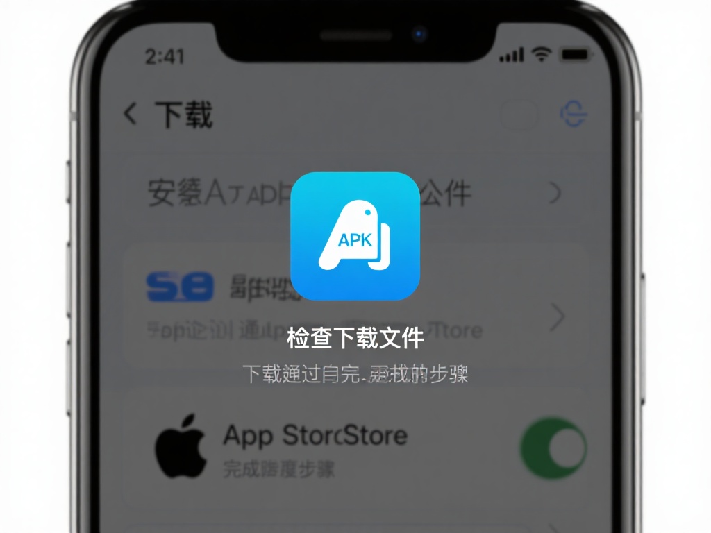 检查下载文件
下载完成后，进入设备的“下载”文件